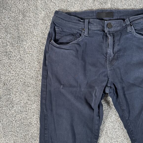 J Brand Tyler Slim Fit Straight Jeans Sz 30X30 Dark Wash Comfort Stretch Classic - Picture 4 of 15